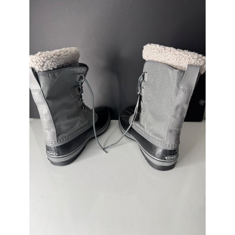 NEW Sorel 1964 PAC Nylon Waterproof Boots Mens EU 44 US 11 in Quarry & Dove - Picture 5 of 6